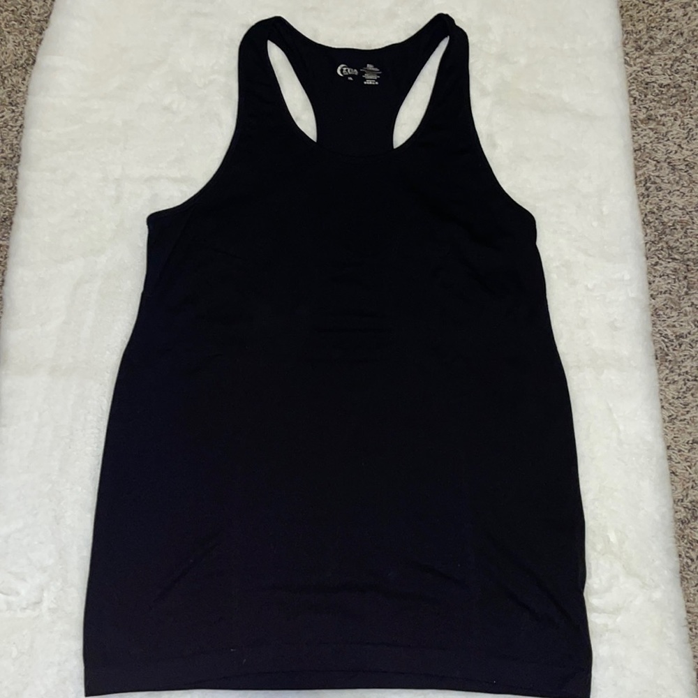 ZYIA active black tank top